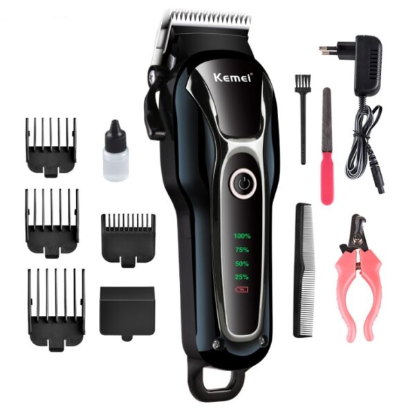 Best electric grooming scissors for cats and dogs with multiple attachments and accessories.