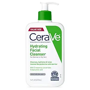 CERAVE HYDRATING FACE WASH 16 OUNCE FACIAL CLEANSER