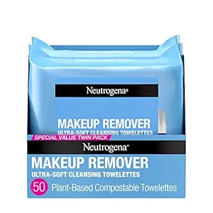 NEUTROGENA CLEANSING MAKEUP REMOVER FACE WIPES HYDROBOOST TOWELETTES