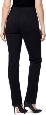 GLORIA VANDERBILT WOMEN’S CLASSIC AMANDA HIGH RISE TAPERED JEAN IN BLACK