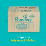 Pampers Swaddlers Baby Diapers Size 5, 132 Count, Ultra Soft Disposable