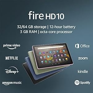 AMAZON FIRE HD 10 TABLET 10.1,1080P FULL HD 32 GB IN BLACK