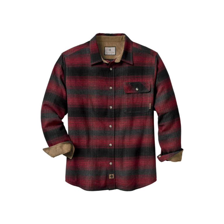 Legendary Whitetails Men's Buck Camp Flannel Button Down Casual Shirt