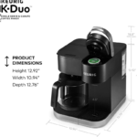 Keurig K-Duo Essentials Single Serve K-Cup Pod & Carafe Coffee Makers, Black