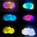 Color-Changing Cloud Light with Music Sync and APP Control for Bedroom Ambiance