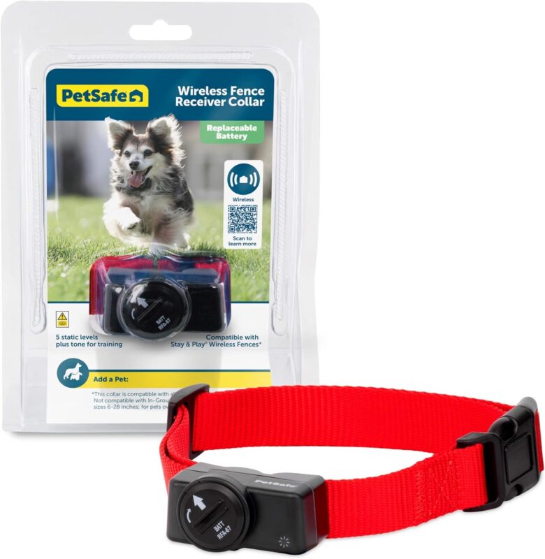 PetSafe Wireless Pet Containment System Receiver Collar for Dogs