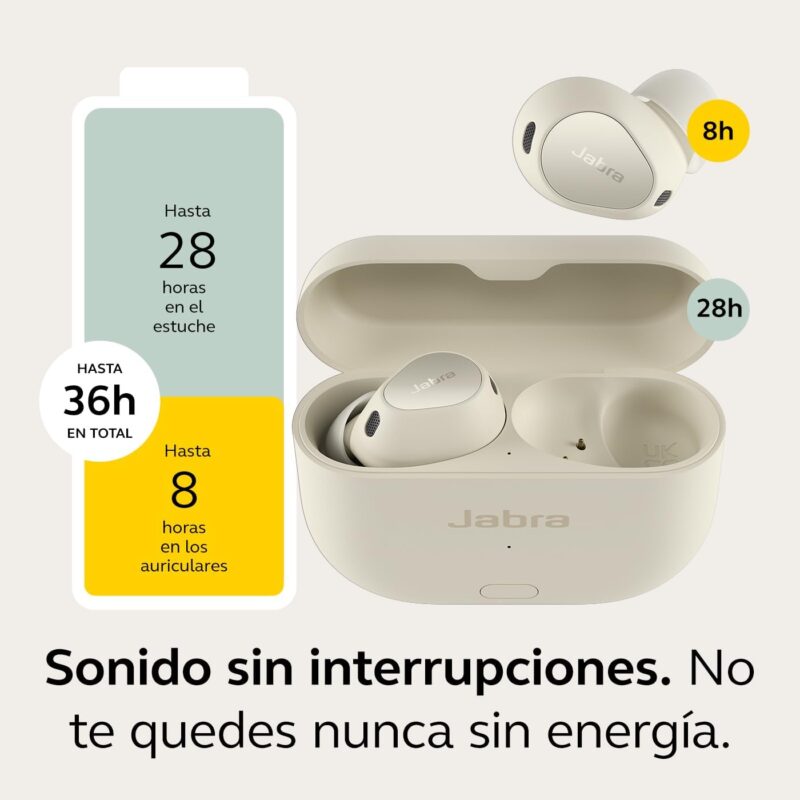 Jabra Elite 10 Gen 2 Wireless Earbuds with Dolby Atmos Spatial Sound